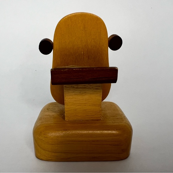 *3/$20* Wooden Monkey Eyeglasses Holder 5th Avenue MCM Design - Picture 5 of 7